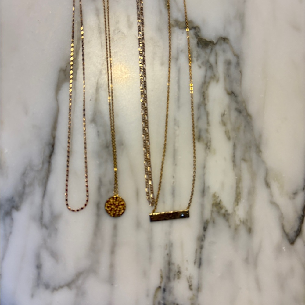 Elegant Gold Necklace Set Bundle
